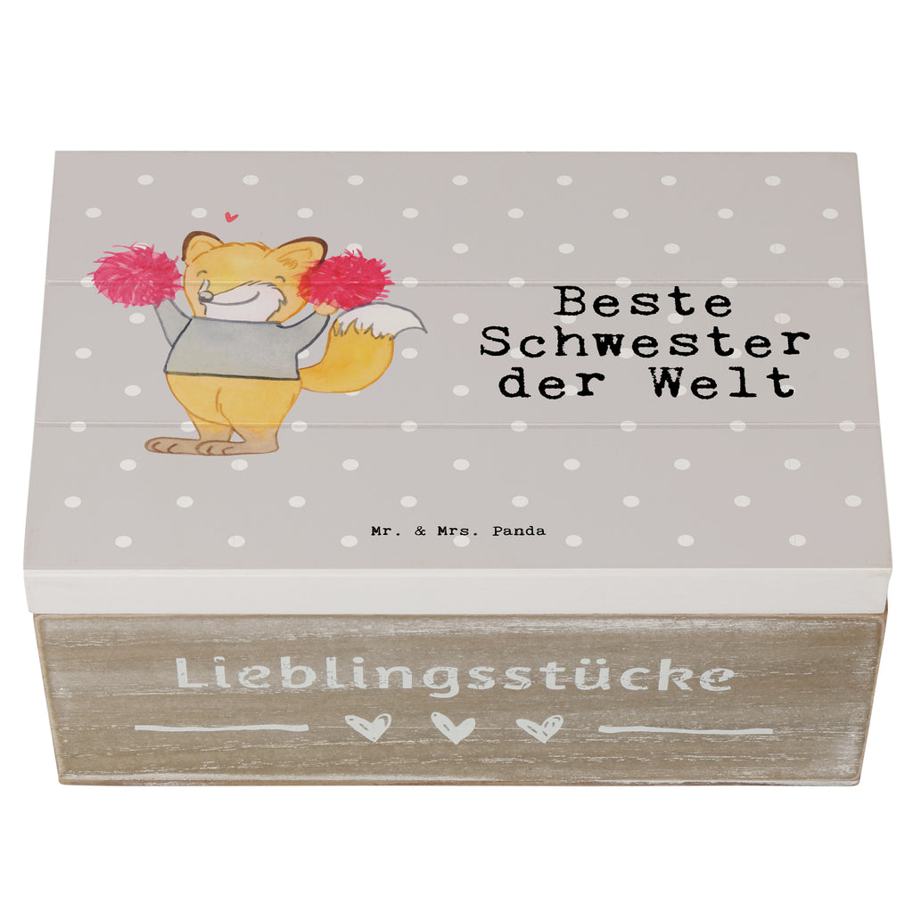 Holzkiste Fuchs Beste Schwester der Welt Schwester, Geschwister, Schwesterherz, Sister, Geschenk, Familie, Kleinigkeit, Beste, Tochter Holzkiste, Kiste, Schatzkiste, Truhe, Schatulle, XXL,  Erinnerungsbox, Erinnerungskiste, Dekokiste, Aufbewahrungsbox  für, Dankeschön, Geschenk, Schenken, Geburtstag, Geburtstagsgeschenk, Geschenkidee, Danke, Bedanken, Mitbringsel, Freude machen, Geschenktipp