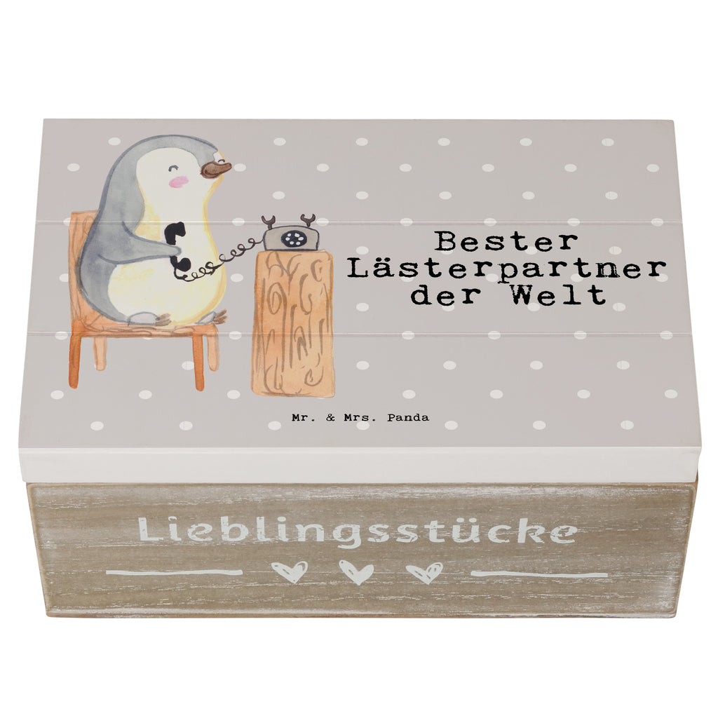 Holzkiste Pinguin Bester Lästerpartner der Welt Lästerpartner, Lesterpartner, lestern, Lästerschwester, Lästern, beste Freundin, Freundin, Spaß, bff   Holzkiste, Kiste, Schatzkiste, Truhe, Schatulle, XXL,  Erinnerungsbox, Erinnerungskiste, Dekokiste, Aufbewahrungsbox  für, Dankeschön, Geschenk, Schenken, Geburtstag, Geburtstagsgeschenk, Geschenkidee, Danke, Bedanken, Mitbringsel, Freude machen, Geschenktipp
