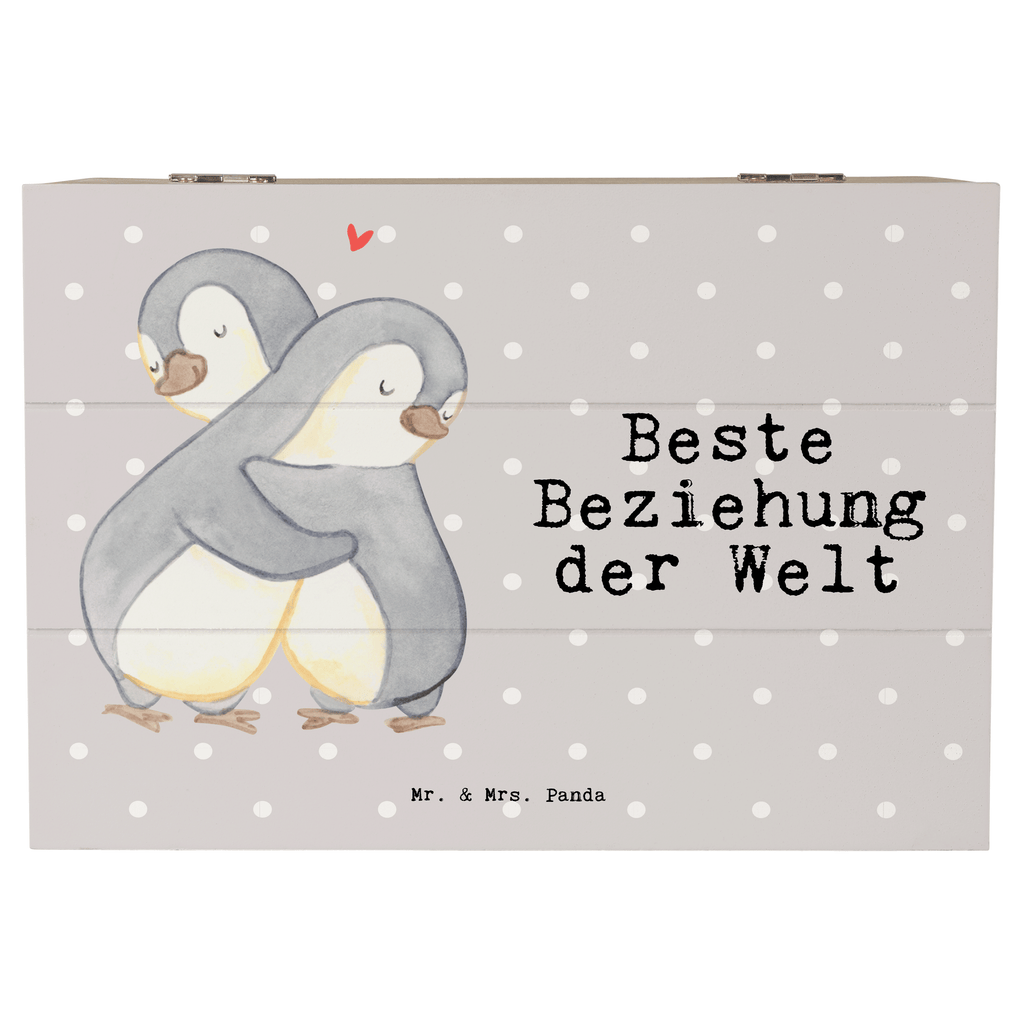 Holzkiste Pinguin Beste Beziehung der Welt Beziehung, Zusammen sein, Miteinander gehen, Liebe, Verlieb, Liebesgeschenk Holzkiste, Kiste, Schatzkiste, Truhe, Schatulle, XXL,  Erinnerungsbox, Erinnerungskiste, Dekokiste, Aufbewahrungsbox  für, Dankeschön, Geschenk, Schenken, Geburtstag, Geburtstagsgeschenk, Geschenkidee, Danke, Bedanken, Mitbringsel, Freude machen, Geschenktipp