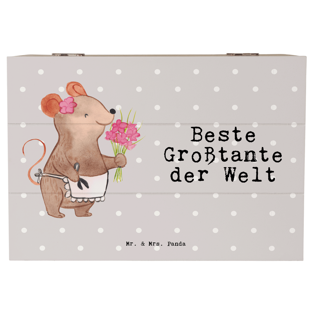 Holzkiste Maus Beste Großtante der Welt Großtante, Grosstante, Tante, Lieblingstante, Familie, Schwester, Tanten, Geschenk, Mitbringsel, Kleinigkeit, Beste, Nichte, Neffe, Groß  Holzkiste, Kiste, Schatzkiste, Truhe, Schatulle, XXL,  Erinnerungsbox, Erinnerungskiste, Dekokiste, Aufbewahrungsbox  für, Dankeschön, Geschenk, Schenken, Geburtstag, Geburtstagsgeschenk, Geschenkidee, Danke, Bedanken, Mitbringsel, Freude machen, Geschenktipp
