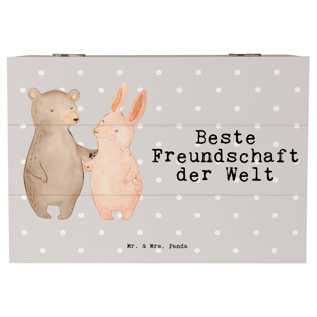 Holzkiste Hase Beste Freundschaft der Welt Freundschaft, Freunde, Freunde fürs Leben, best friends, Freundin, Freund, Clique, Kumpel, bae, bff,  Holzkiste, Kiste, Schatzkiste, Truhe, Schatulle, XXL,  Erinnerungsbox, Erinnerungskiste, Dekokiste, Aufbewahrungsbox  für, Dankeschön, Geschenk, Schenken, Geburtstag, Geburtstagsgeschenk, Geschenkidee, Danke, Bedanken, Mitbringsel, Freude machen, Geschenktipp