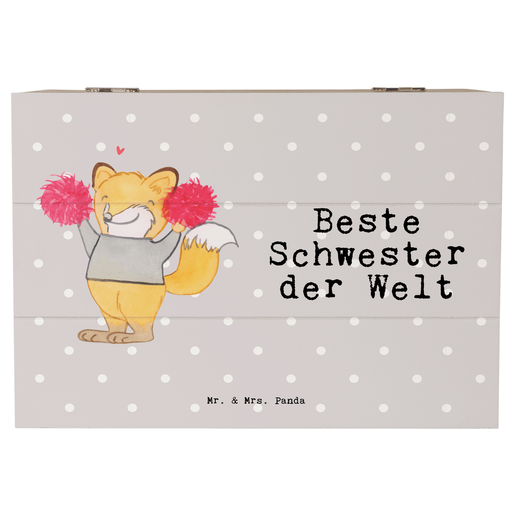 Holzkiste Fuchs Beste Schwester der Welt Schwester, Geschwister, Schwesterherz, Sister, Geschenk, Familie, Kleinigkeit, Beste, Tochter Holzkiste, Kiste, Schatzkiste, Truhe, Schatulle, XXL,  Erinnerungsbox, Erinnerungskiste, Dekokiste, Aufbewahrungsbox  für, Dankeschön, Geschenk, Schenken, Geburtstag, Geburtstagsgeschenk, Geschenkidee, Danke, Bedanken, Mitbringsel, Freude machen, Geschenktipp