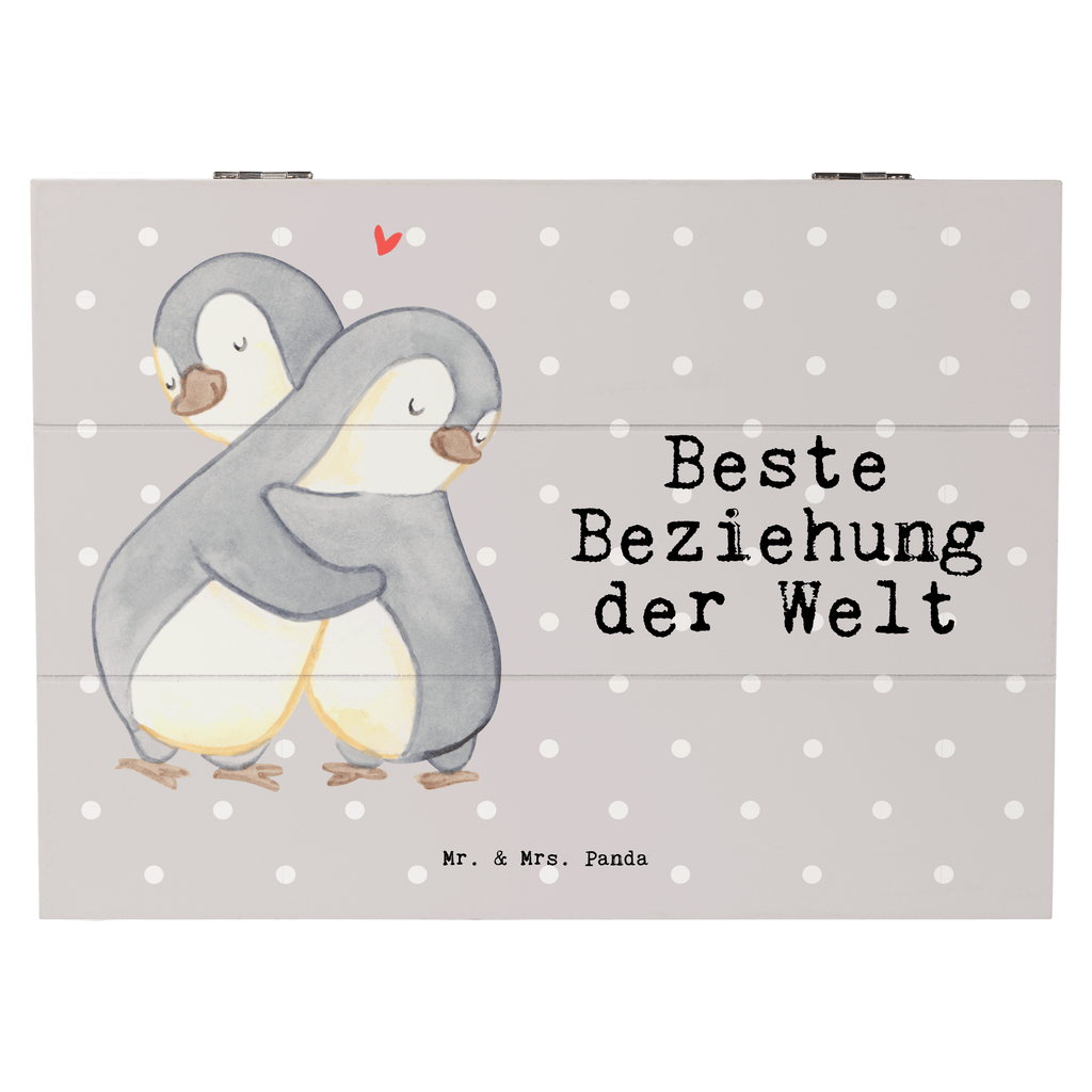 Holzkiste Pinguin Beste Beziehung der Welt Beziehung, Zusammen sein, Miteinander gehen, Liebe, Verlieb, Liebesgeschenk Holzkiste, Kiste, Schatzkiste, Truhe, Schatulle, XXL,  Erinnerungsbox, Erinnerungskiste, Dekokiste, Aufbewahrungsbox  für, Dankeschön, Geschenk, Schenken, Geburtstag, Geburtstagsgeschenk, Geschenkidee, Danke, Bedanken, Mitbringsel, Freude machen, Geschenktipp
