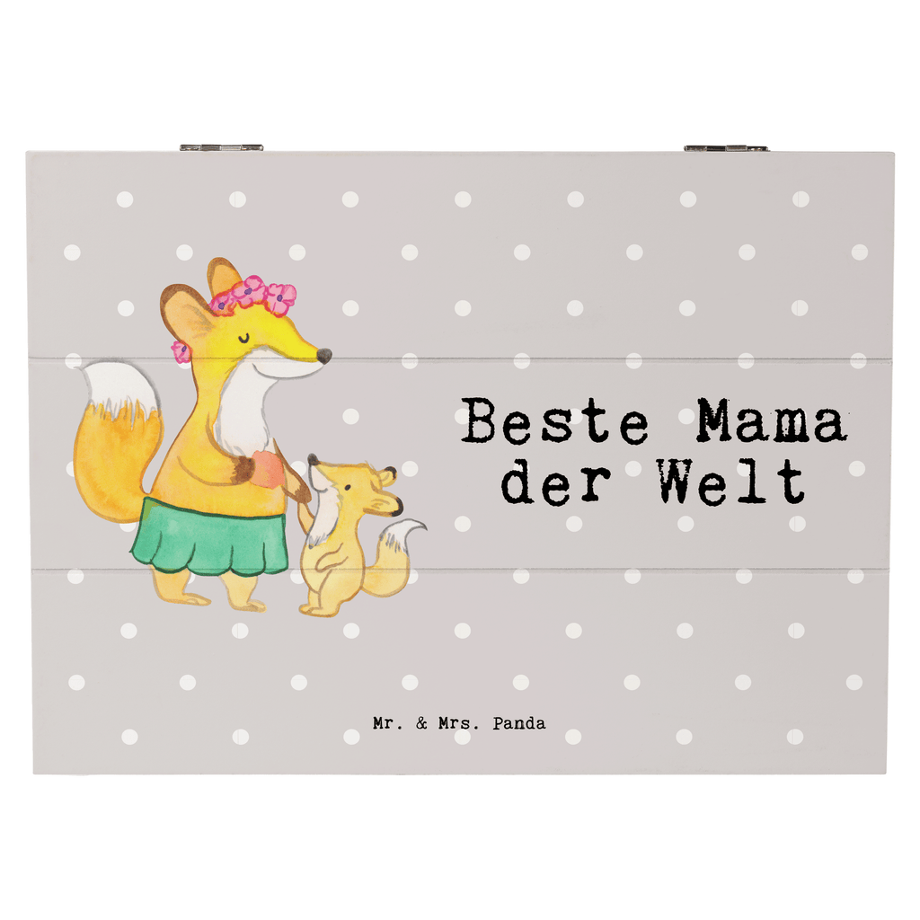 Holzkiste Fuchs Beste Mama der Welt Mama, Mami, Mutter, Muttertag, Mutti, Ma, Tochter, Sohn, Dankeschön, Danke, Beste Mama, Beste, Supermama Holzkiste, Kiste, Schatzkiste, Truhe, Schatulle, XXL,  Erinnerungsbox, Erinnerungskiste, Dekokiste, Aufbewahrungsbox  für, Dankeschön, Geschenk, Schenken, Geburtstag, Geburtstagsgeschenk, Geschenkidee, Danke, Bedanken, Mitbringsel, Freude machen, Geschenktipp