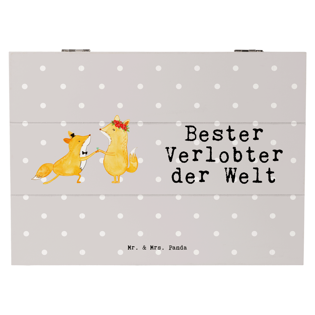 Holzkiste Fuchs Bester Verlobter der Welt Verlobter, Verloben, Verlobung, Traummann, Mann, Freund, Ehemann, Zukünftiger, Hochzeit, Ehe,  Holzkiste, Kiste, Schatzkiste, Truhe, Schatulle, XXL,  Erinnerungsbox, Erinnerungskiste, Dekokiste, Aufbewahrungsbox  für, Dankeschön, Geschenk, Schenken, Geburtstag, Geburtstagsgeschenk, Geschenkidee, Danke, Bedanken, Mitbringsel, Freude machen, Geschenktipp