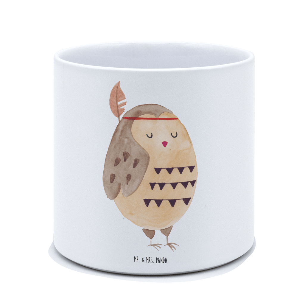 XL Blumentopf Eule Federschmuck Bumentopf, Xl Blumentopf, Blumentopf Gross, Übertopf, Pflanztopf, Keramiktopf, Kräutertopf, Topf, Pflanzkübel, Blumenübertopf, Eule, Eule Deko, Owl, Das Leben ist ein Abenteuer, Reisespruch, Federschmuck, Dekoration
