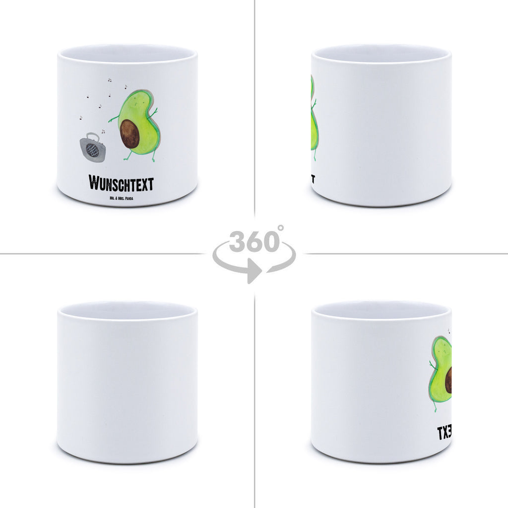 Personalisierter XL Blumentopf Avocado tanzt Personalisierter Blumentopf, Personalisierter Übertopf, Personalisierter Pflanztopf, Personalisierter Keramiktopf, Personalisierter Kräutertopf, Personalisierter Topf, Personalisierter Pflanzkübel, Personalisierter Blumenübertopf, Avocado, Veggie, Vegan, Gesund