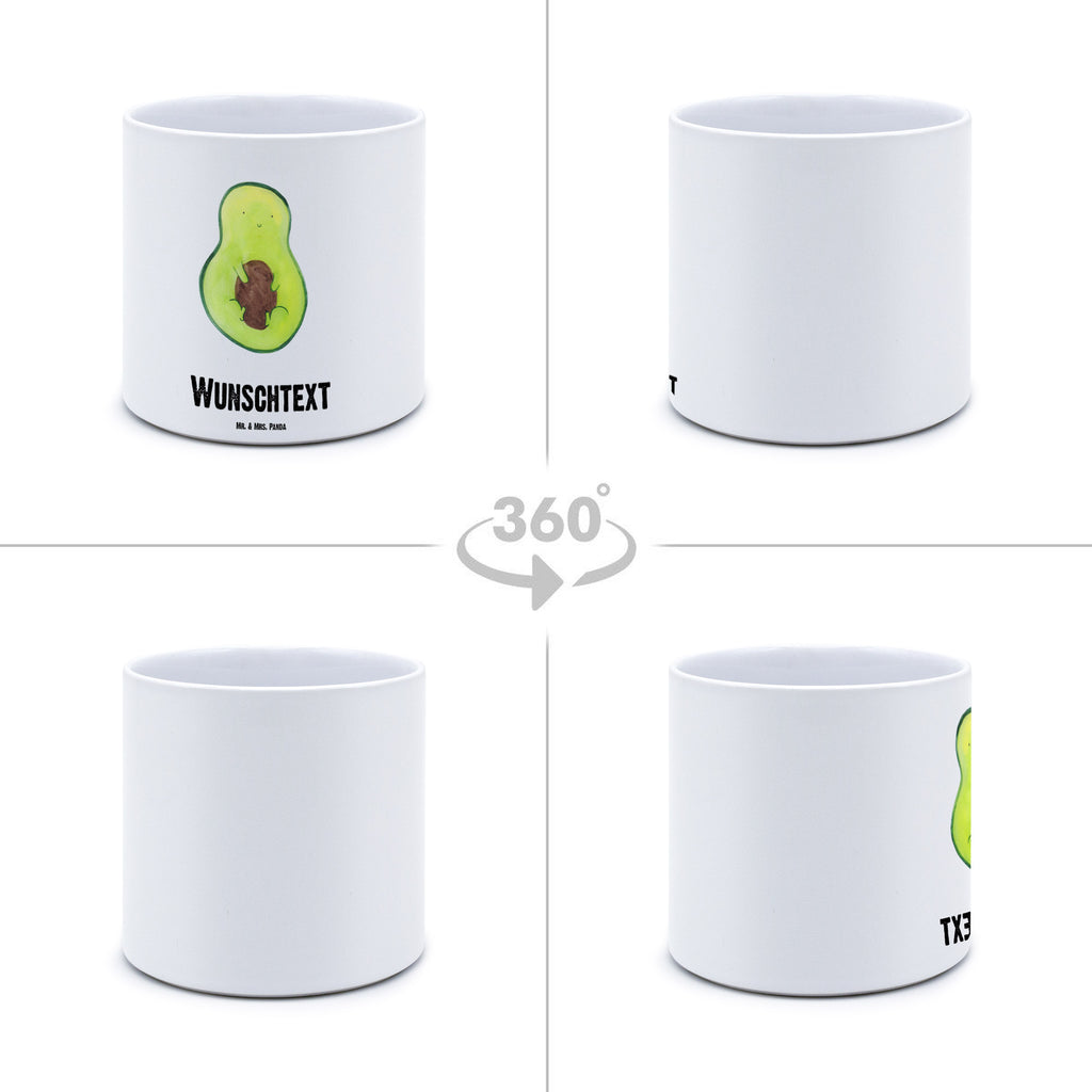 Personalisierter XL Blumentopf Avocado mit Kern Personalisierter Blumentopf, Personalisierter Übertopf, Personalisierter Pflanztopf, Personalisierter Keramiktopf, Personalisierter Kräutertopf, Personalisierter Topf, Personalisierter Pflanzkübel, Personalisierter Blumenübertopf, Avocado, Veggie, Vegan, Gesund, Avokado, Avocadokern, Kern, Pflanze, Spruch Leben