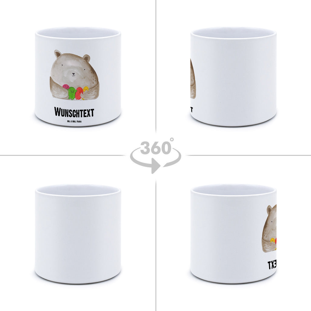 Personalisierter XL Blumentopf Bär Gefühl Personalisierter Blumentopf, Personalisierter Übertopf, Personalisierter Pflanztopf, Personalisierter Keramiktopf, Personalisierter Kräutertopf, Personalisierter Topf, Personalisierter Pflanzkübel, Personalisierter Blumenübertopf, Bär, Teddy, Teddybär, Wahnsinn, Verrückt, Durchgedreht