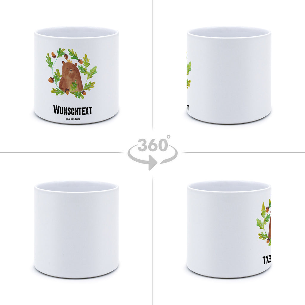 Personalisierter XL Blumentopf Bär König Personalisierter Blumentopf, Personalisierter Übertopf, Personalisierter Pflanztopf, Personalisierter Keramiktopf, Personalisierter Kräutertopf, Personalisierter Topf, Personalisierter Pflanzkübel, Personalisierter Blumenübertopf, Bär, Teddy, Teddybär, Papa, Papa Bär, bester Vater, bester Papa, weltbester Papa, Vatertag, Vater, Dad, Daddy, Papi