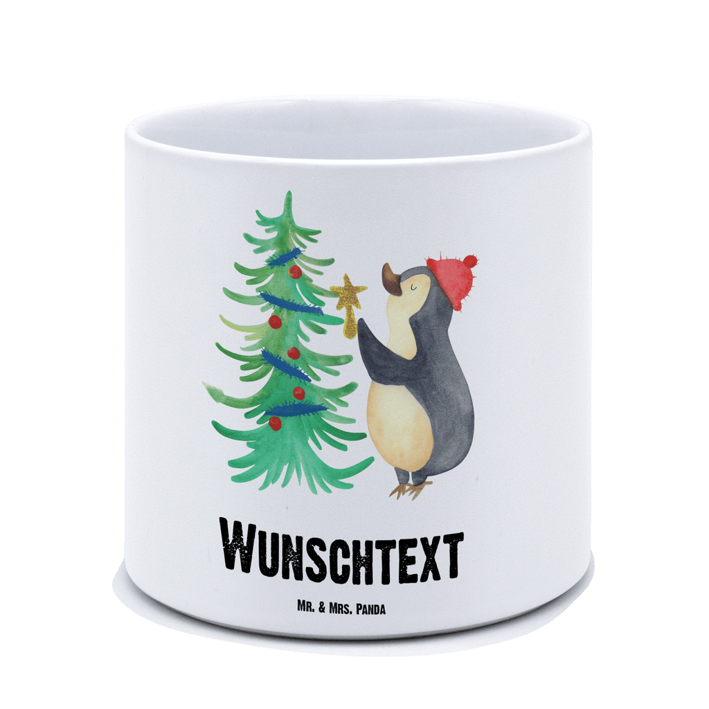 Personalisierter XL Blumentopf Pinguin Weihnachtsbaum Personalisierter Blumentopf, Personalisierter Übertopf, Personalisierter Pflanztopf, Personalisierter Keramiktopf, Personalisierter Kräutertopf, Personalisierter Topf, Personalisierter Pflanzkübel, Personalisierter Blumenübertopf, Winter, Weihnachten, Weihnachtsdeko, Nikolaus, Advent, Heiligabend, Wintermotiv, Pinguin