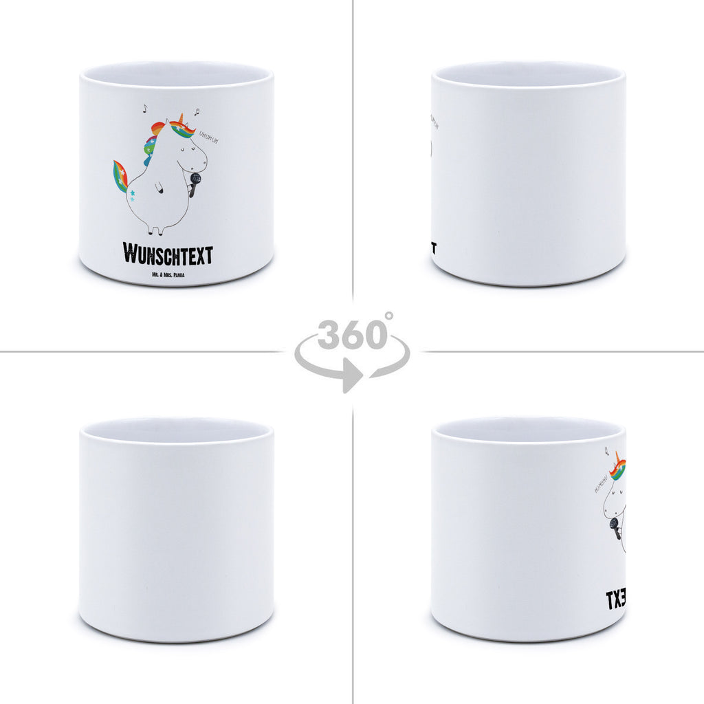 Personalisierter XL Blumentopf Einhorn Sänger Personalisierter Blumentopf, Personalisierter Übertopf, Personalisierter Pflanztopf, Personalisierter Keramiktopf, Personalisierter Kräutertopf, Personalisierter Topf, Personalisierter Pflanzkübel, Personalisierter Blumenübertopf, Einhorn, Einhörner, Einhorn Deko, Pegasus, Unicorn, Glitzer, Konfetti, Party, Geburtstag, Feier, Fest, Disco, Sängerin, Sänger, Freundin