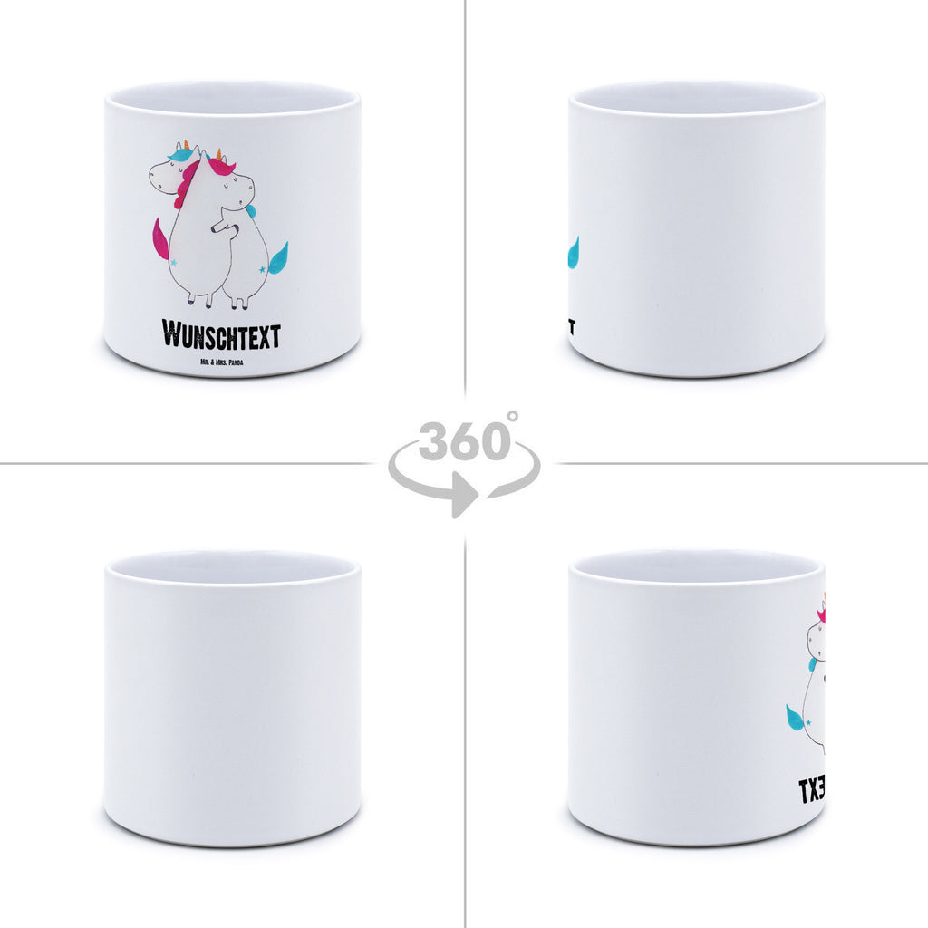 Personalisierter XL Blumentopf Einhörner Umarmen Personalisierter Blumentopf, Personalisierter Übertopf, Personalisierter Pflanztopf, Personalisierter Keramiktopf, Personalisierter Kräutertopf, Personalisierter Topf, Personalisierter Pflanzkübel, Personalisierter Blumenübertopf, Einhorn, Einhörner, Einhorn Deko, Pegasus, Unicorn, Freundinnen, Freundin, BFF, Schwester, Schwestern, Familie, Geschwister, Sister, Liebe