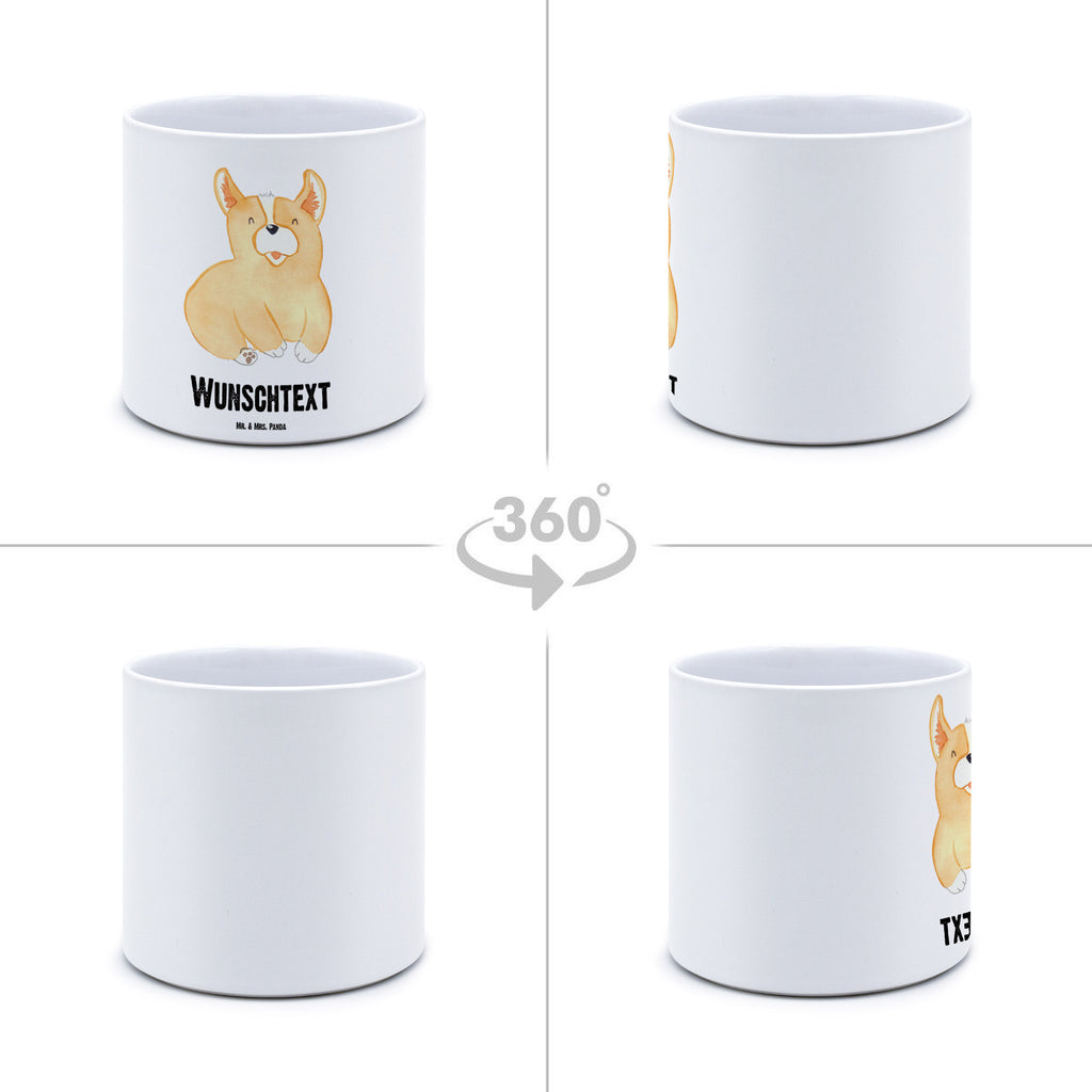 Personalisierter XL Blumentopf Corgie Personalisierter Blumentopf, Personalisierter Übertopf, Personalisierter Pflanztopf, Personalisierter Keramiktopf, Personalisierter Kräutertopf, Personalisierter Topf, Personalisierter Pflanzkübel, Personalisierter Blumenübertopf, Hund, Hundemotiv, Haustier, Hunderasse, Tierliebhaber, Hundebesitzer, Sprüche, Corgie, Welsh Corgie Pembroke, britisch, Motivation, Spruch, Hundespruch, Lebensfreude