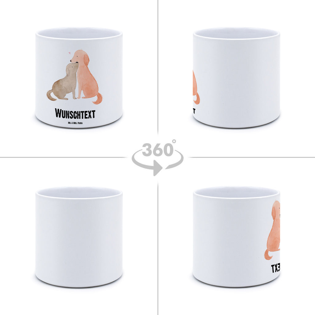 Personalisierter XL Blumentopf Hunde Liebe Personalisierter Blumentopf, Personalisierter Übertopf, Personalisierter Pflanztopf, Personalisierter Keramiktopf, Personalisierter Kräutertopf, Personalisierter Topf, Personalisierter Pflanzkübel, Personalisierter Blumenübertopf, Hund, Hundemotiv, Haustier, Hunderasse, Tierliebhaber, Hundebesitzer, Sprüche, Liebe, Hund. Hunde, Kuss, Vertrauen, Kuscheln, Herz