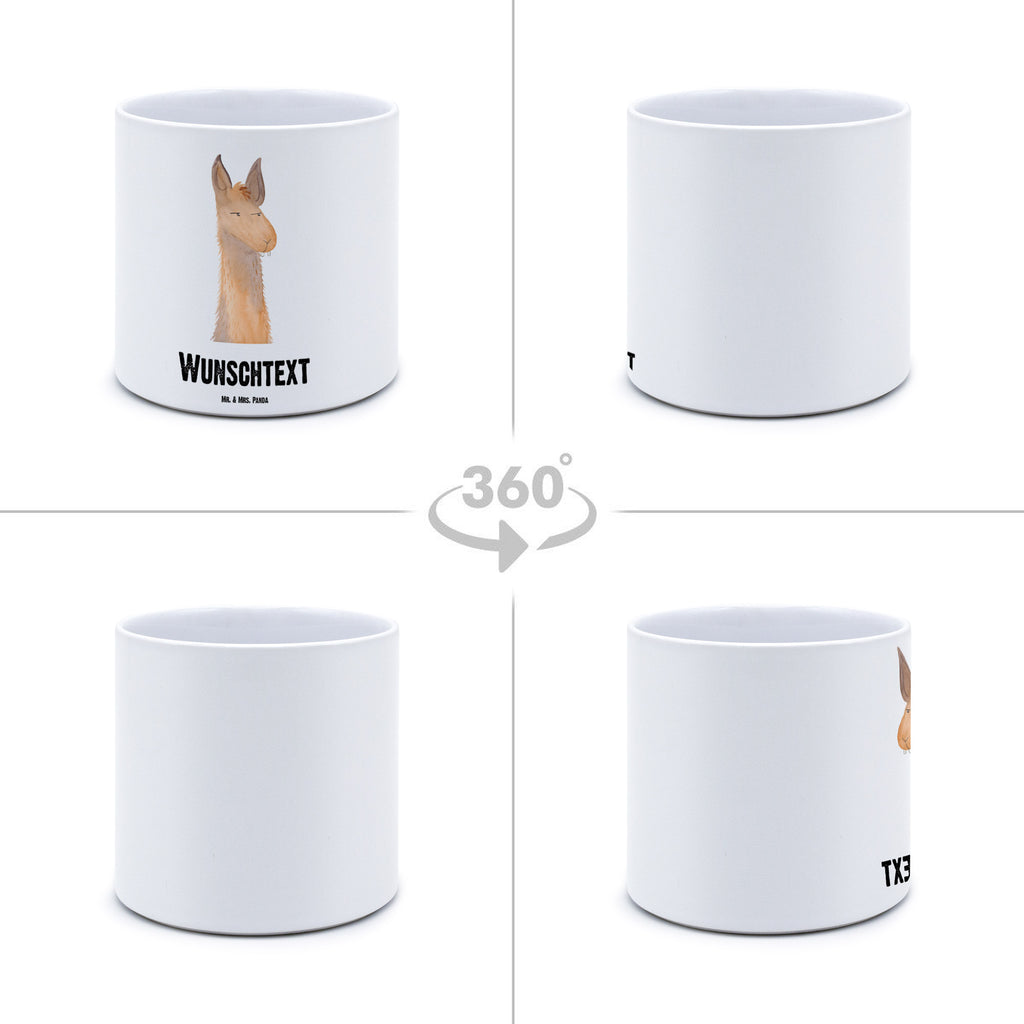 Personalisierter XL Blumentopf Lamakopf genervt Personalisierter Blumentopf, Personalisierter Übertopf, Personalisierter Pflanztopf, Personalisierter Keramiktopf, Personalisierter Kräutertopf, Personalisierter Topf, Personalisierter Pflanzkübel, Personalisierter Blumenübertopf, Lama, Alpaka, Lamas, Recht haben, genervt sein, Freundin, beste Freundin, Partnerin, Büro, Büroalltag, Chef, Chefin, Azubi