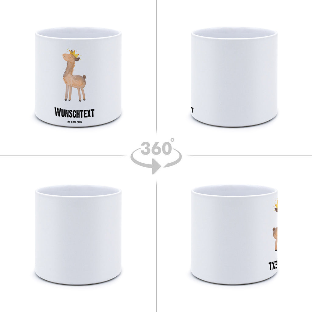Personalisierter XL Blumentopf Lama König Personalisierter Blumentopf, Personalisierter Übertopf, Personalisierter Pflanztopf, Personalisierter Keramiktopf, Personalisierter Kräutertopf, Personalisierter Topf, Personalisierter Pflanzkübel, Personalisierter Blumenübertopf, Lama, Alpaka, Lamas, König, Königin, Freundin, Mama, Papa, Büro Kollege, Kollegin, Chef, Vorgesetzter, Abi, Abitur