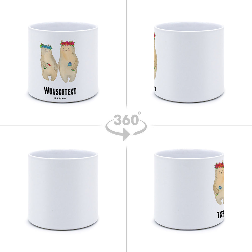 Personalisierter XL Blumentopf Bären mit Blumenkranz Personalisierter Blumentopf, Personalisierter Übertopf, Personalisierter Pflanztopf, Personalisierter Keramiktopf, Personalisierter Kräutertopf, Personalisierter Topf, Personalisierter Pflanzkübel, Personalisierter Blumenübertopf, Familie, Vatertag, Muttertag, Bruder, Schwester, Mama, Papa, Oma, Opa, Bär, Bären, Mutter, Mutti, Mami, Lieblingsmensch, Lieblingsmama, beste Mutter, weltbeste Mama, Geschenk Mama. Muttertag, Tochter, Kind, Kinder, Töchter, Family, Vorbild