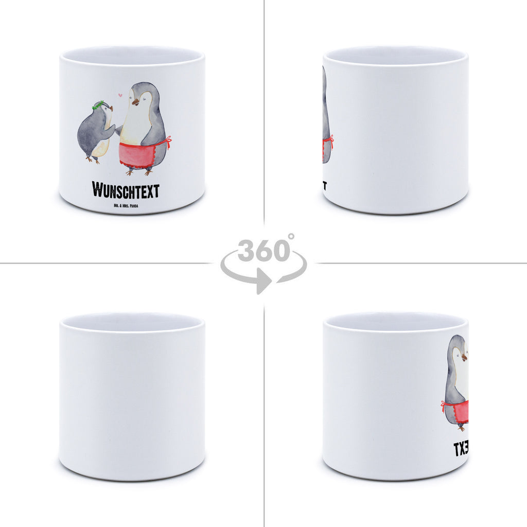 Personalisierter XL Blumentopf Pinguin mit Kind Personalisierter Blumentopf, Personalisierter Übertopf, Personalisierter Pflanztopf, Personalisierter Keramiktopf, Personalisierter Kräutertopf, Personalisierter Topf, Personalisierter Pflanzkübel, Personalisierter Blumenübertopf, Familie, Vatertag, Muttertag, Bruder, Schwester, Mama, Papa, Oma, Opa, Geschenk, Mami, Mutti, Mutter, Geburststag