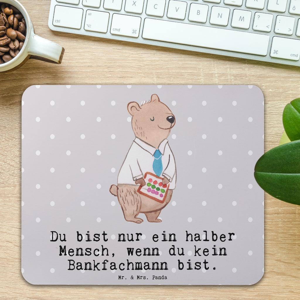 Mauspad Bankfachmann mit Herz Mousepad, Computer zubehör, Büroausstattung, PC Zubehör, Arbeitszimmer, Mauspad, Einzigartiges Mauspad, Designer Mauspad, Beruf, Ausbildung, Jubiläum, Abschied, Rente, Kollege, Kollegin, Geschenk, Schenken, Arbeitskollege, Mitarbeiter, Firma, Danke, Dankeschön, Bankfachmann, Bankangestellter, Bänker, Bankberater