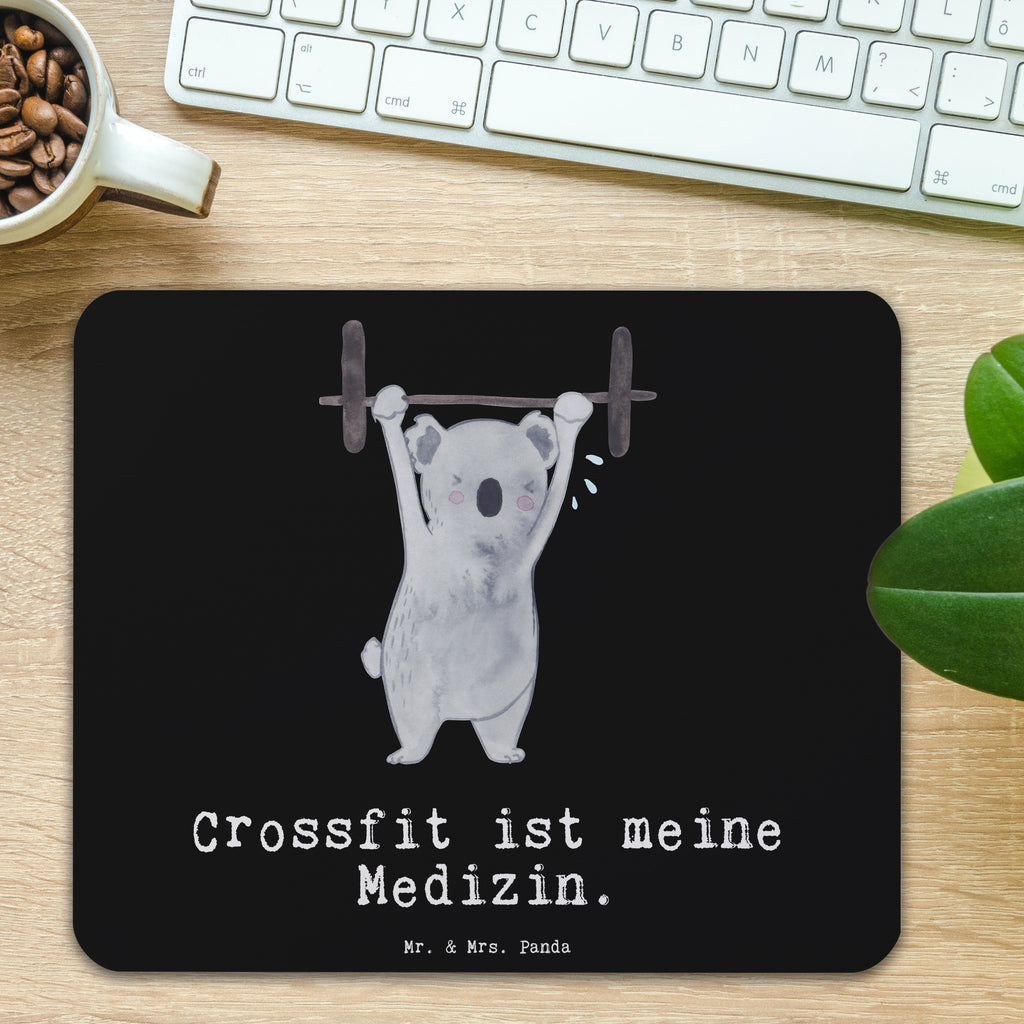Mauspad Koala Crossfit Medizin Mousepad, Computer zubehör, Büroausstattung, PC Zubehör, Arbeitszimmer, Mauspad, Einzigartiges Mauspad, Designer Mauspad, Geschenk, Sport, Sportart, Hobby, Schenken, Danke, Dankeschön, Auszeichnung, Gewinn, Sportler, Crossfit, Wettkampfsport, Sportschule