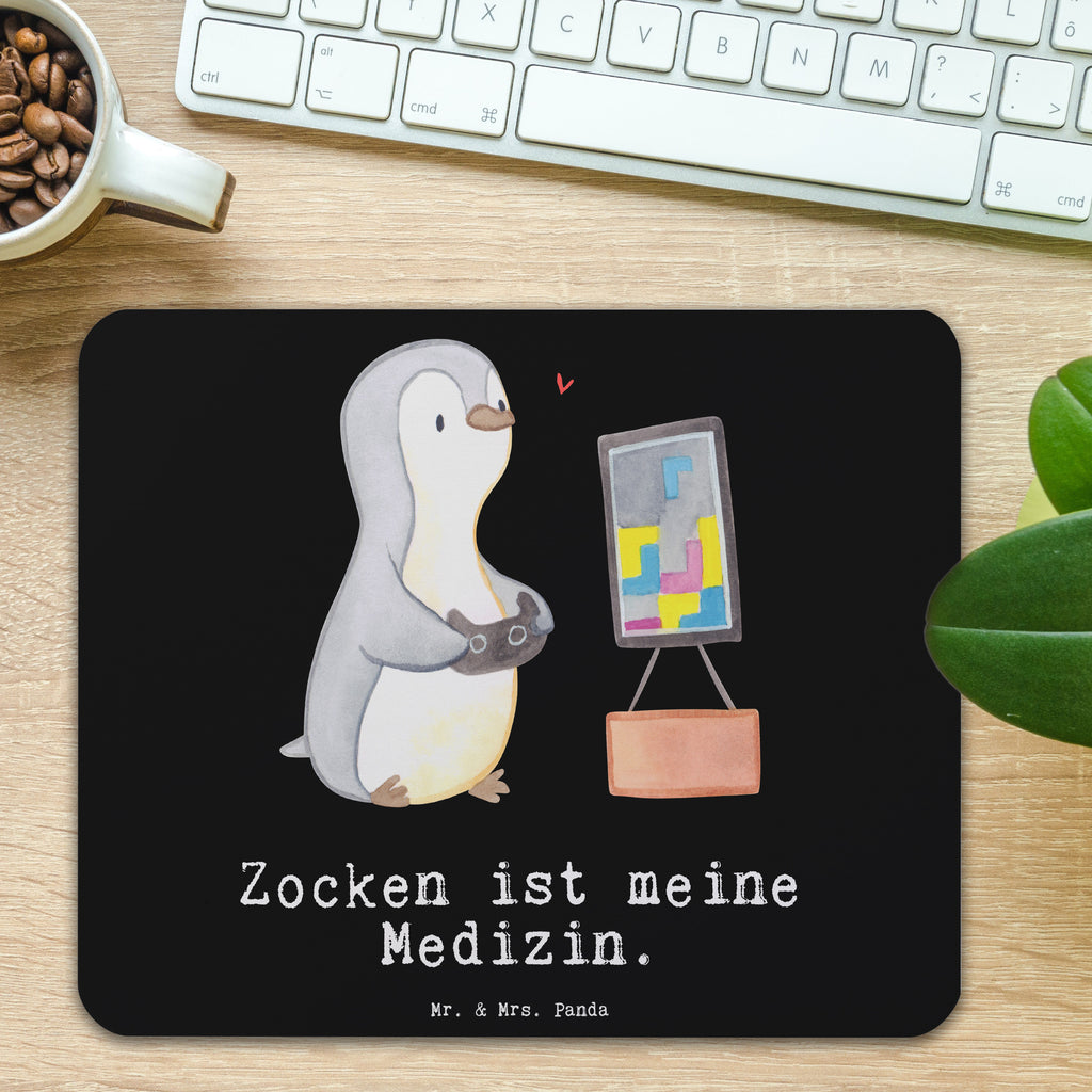 Mauspad Pinguin Zocken Medizin Mousepad, Computer zubehör, Büroausstattung, PC Zubehör, Arbeitszimmer, Mauspad, Einzigartiges Mauspad, Designer Mauspad, Geschenk, Sport, Sportart, Hobby, Schenken, Danke, Dankeschön, Auszeichnung, Gewinn, Sportler, Zocken, Gaming, Videospiele, Videogames