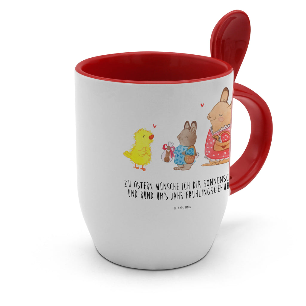 Tasse mit Löffel Ostern Geschenke Tasse, Kaffeetasse, Tassen, Tasse mit Spruch, Kaffeebecher, Tasse mit Löffel, Ostern, Osterhase, Ostergeschenke, Osternest, Osterdeko, Geschenk zu Ostern, Ostergrüße, Ostereier, Frühling, Frühlingsgefühle, Hase, Küken, Schokohase