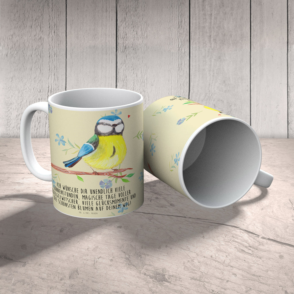 Tasse Vogel Blaumeise Ostern, Ostergrüße, Ostergeschenke, Osterhase, Blaumeise, Vogel, liebe Grüße, Frühling, Frühlingsgefühle, Osterzeit Becher, Kaffeetasse, Kaffeebecher, Tee, Frühstück, Büro  Ostern, Osterhase, Ostergeschenke, Osternest, Osterdeko, Geschenk zu Ostern