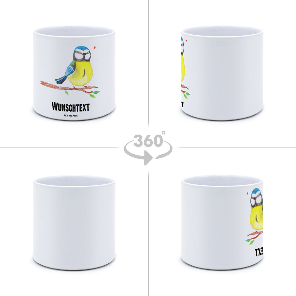 Personalisierter XL Blumentopf Vogel Blaumeise Personalisierter Blumentopf, Personalisierter Übertopf, Personalisierter Pflanztopf, Personalisierter Keramiktopf, Personalisierter Kräutertopf, Personalisierter Topf, Personalisierter Pflanzkübel, Personalisierter Blumenübertopf, Ostern, Osterhase, Ostergeschenke, Osternest, Osterdeko, Geschenk zu Ostern, Ostergrüße, Blaumeise, Vogel, liebe Grüße, Frühling, Frühlingsgefühle, Osterzeit