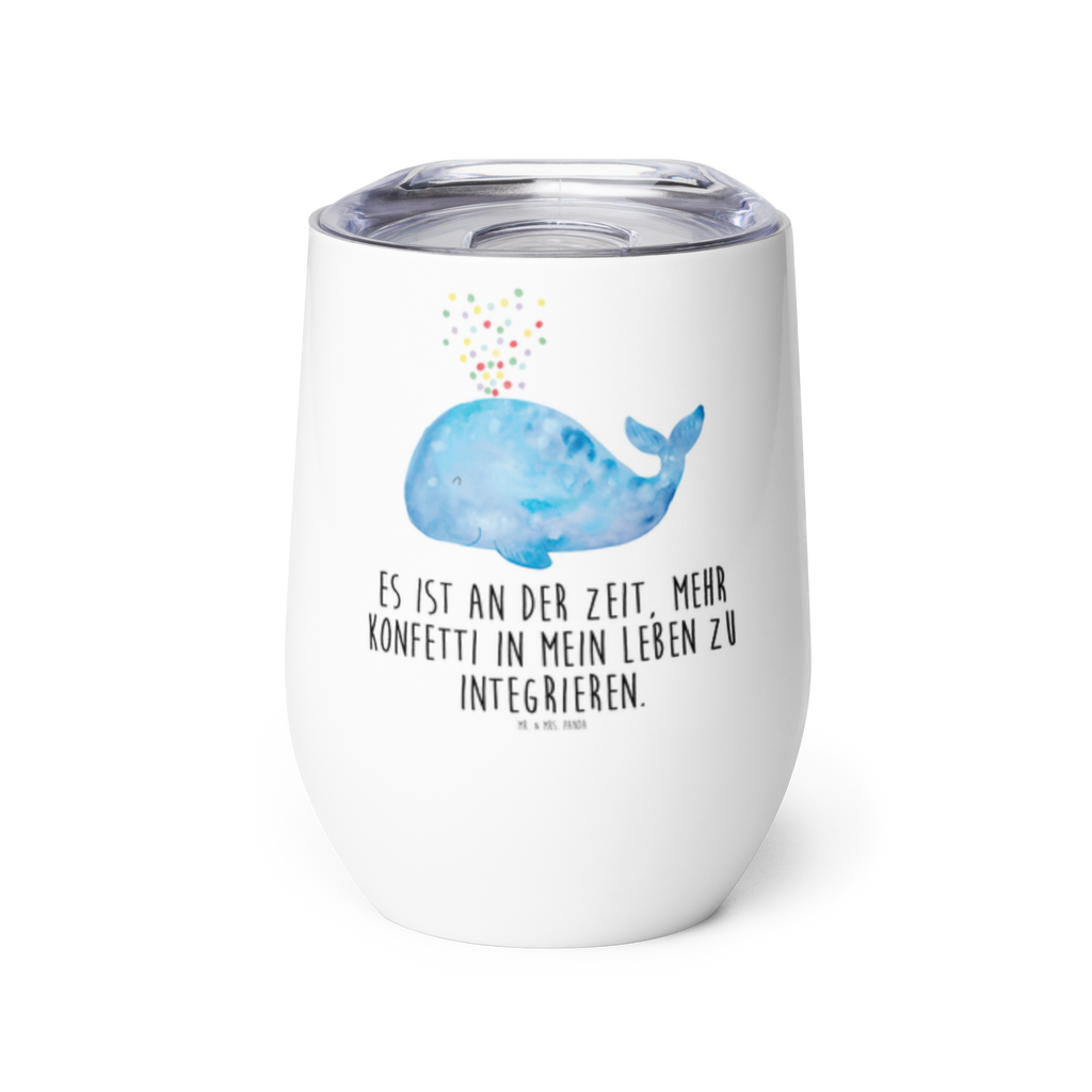 Weinbecher Wal Konfetti Weinbecher, Glühwein Becher, Heißgetränke, Trinkbecher, Weinkelch, Weingläser, hochwertiger Weinbecher, Weinbecher Reisen, Weinbecher unterwegs, Meerestiere, Meer, Urlaub, Wal, Konfetti, Wale, Motivation, Neuanfang, Trennung, Diät, Abnehmen, Neustart, Lebensabschnitt, Geburtstag