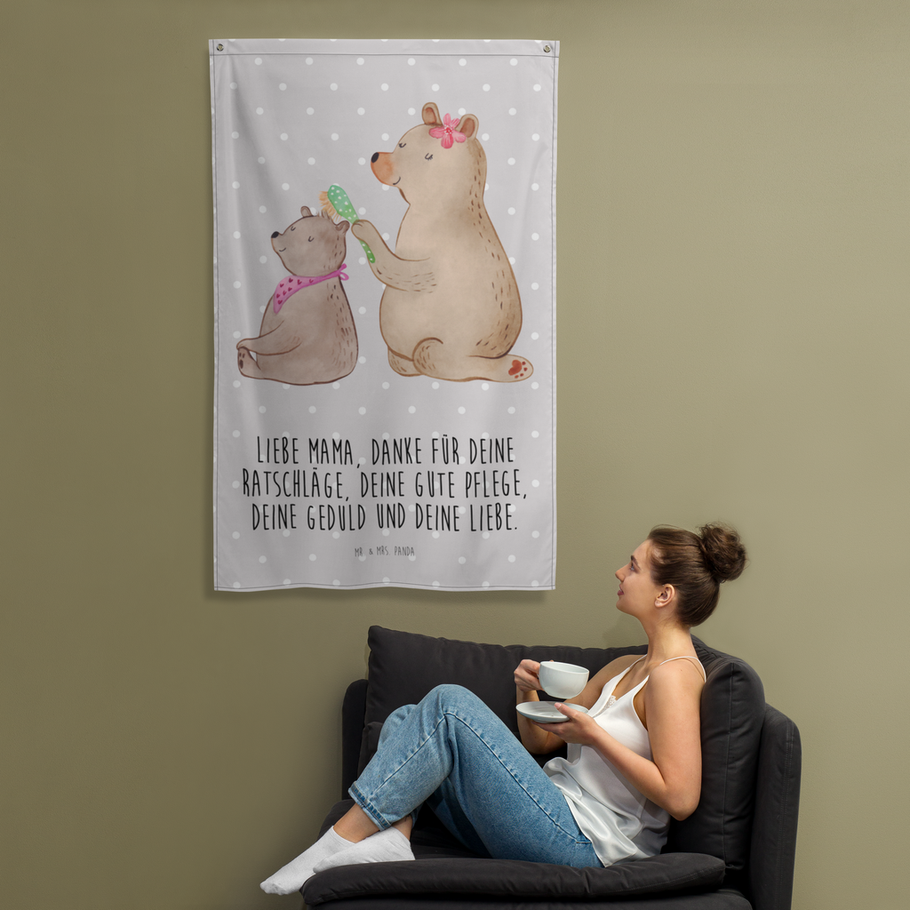 Wandteppich Bär mit Kind Wandbehang, Dekoration, Boho, Wandteppich, Wandtuch, Wanddeko, Tapisserie, Tapestry, Wandbild, Textil-Kunst, Schmuck-Wandbehang, Wand Deko, Kinderzimmer, Kinderzimmer Wand, Kinderzimmer Deko, Kinderzimmer Wanddeko, Familie, Vatertag, Muttertag, Bruder, Schwester, Mama, Papa, Oma, Opa, Geschenk, Mutti, Mutter