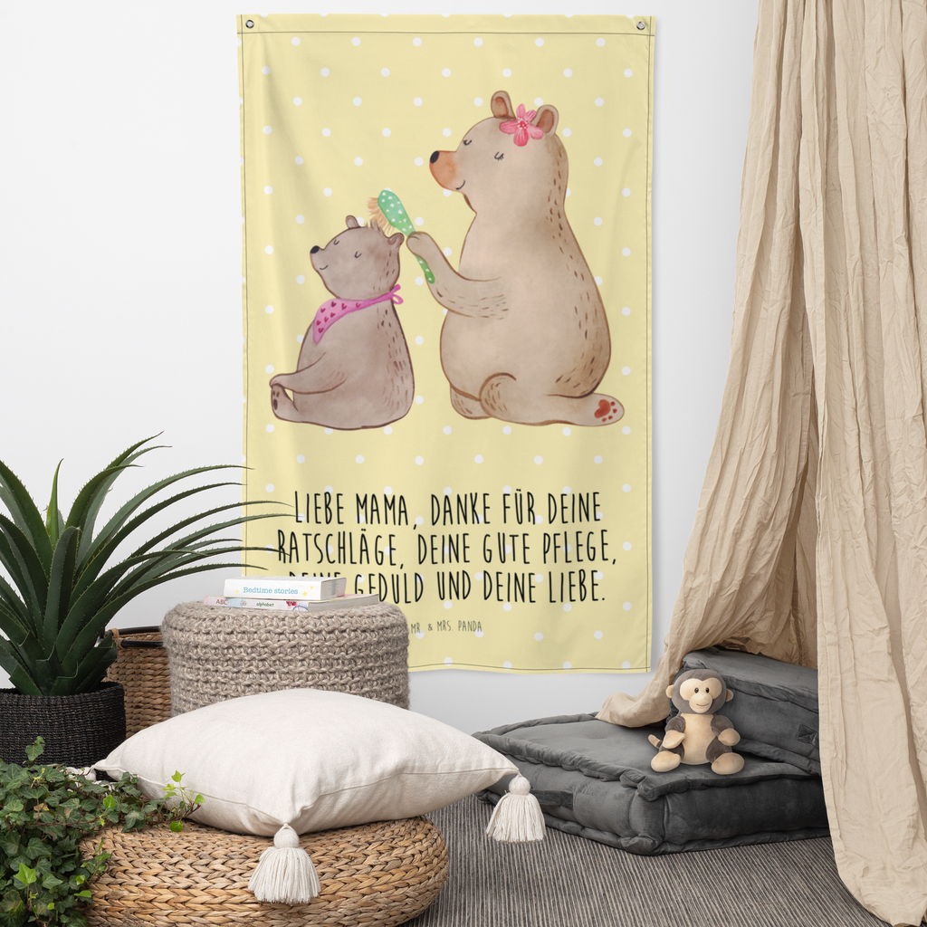 Wandteppich Bär mit Kind Wandbehang, Dekoration, Boho, Wandteppich, Wandtuch, Wanddeko, Tapisserie, Tapestry, Wandbild, Textil-Kunst, Schmuck-Wandbehang, Wand Deko, Kinderzimmer, Kinderzimmer Wand, Kinderzimmer Deko, Kinderzimmer Wanddeko, Familie, Vatertag, Muttertag, Bruder, Schwester, Mama, Papa, Oma, Opa, Geschenk, Mutti, Mutter