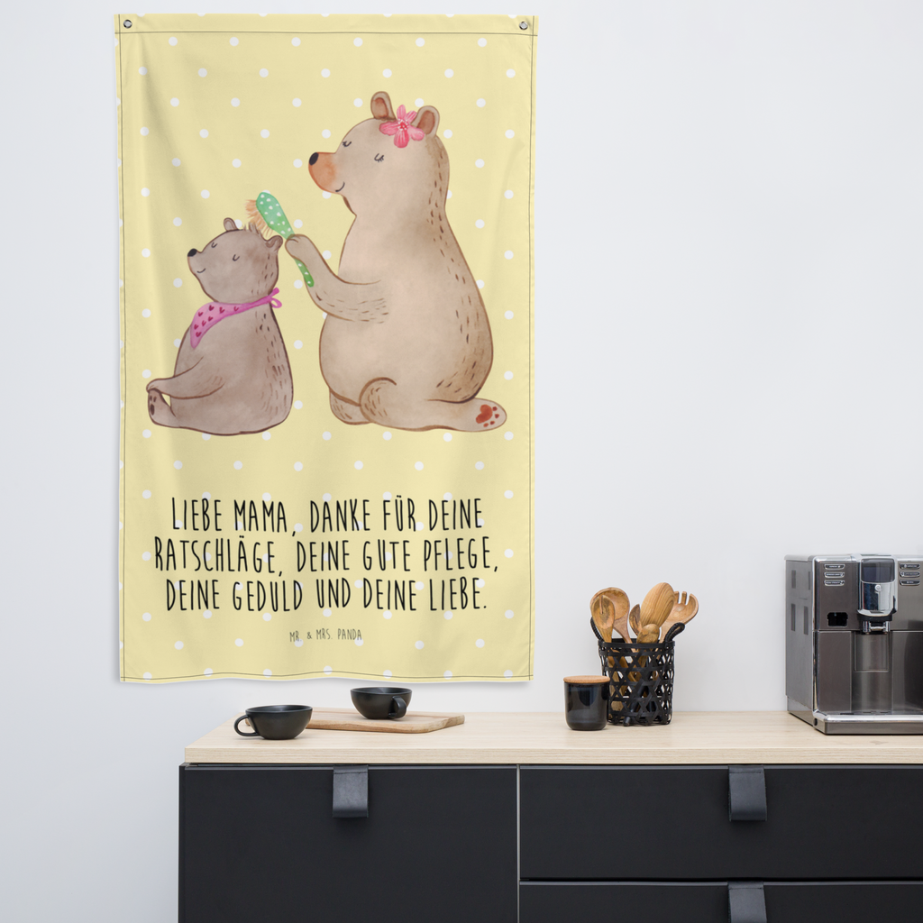 Wandteppich Bär mit Kind Wandbehang, Dekoration, Boho, Wandteppich, Wandtuch, Wanddeko, Tapisserie, Tapestry, Wandbild, Textil-Kunst, Schmuck-Wandbehang, Wand Deko, Kinderzimmer, Kinderzimmer Wand, Kinderzimmer Deko, Kinderzimmer Wanddeko, Familie, Vatertag, Muttertag, Bruder, Schwester, Mama, Papa, Oma, Opa, Geschenk, Mutti, Mutter