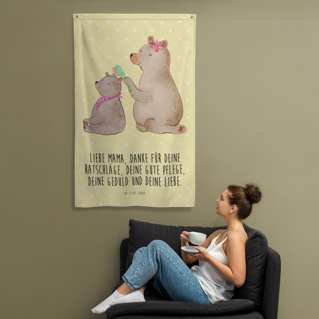 Wandteppich Bär mit Kind Wandbehang, Dekoration, Boho, Wandteppich, Wandtuch, Wanddeko, Tapisserie, Tapestry, Wandbild, Textil-Kunst, Schmuck-Wandbehang, Wand Deko, Kinderzimmer, Kinderzimmer Wand, Kinderzimmer Deko, Kinderzimmer Wanddeko, Familie, Vatertag, Muttertag, Bruder, Schwester, Mama, Papa, Oma, Opa, Geschenk, Mutti, Mutter
