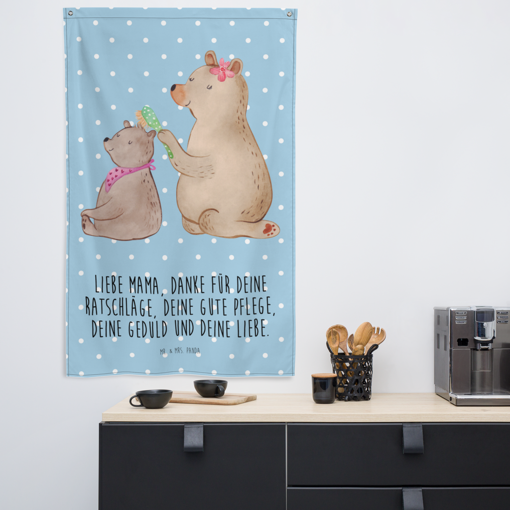 Wandteppich Bär mit Kind Wandbehang, Dekoration, Boho, Wandteppich, Wandtuch, Wanddeko, Tapisserie, Tapestry, Wandbild, Textil-Kunst, Schmuck-Wandbehang, Wand Deko, Kinderzimmer, Kinderzimmer Wand, Kinderzimmer Deko, Kinderzimmer Wanddeko, Familie, Vatertag, Muttertag, Bruder, Schwester, Mama, Papa, Oma, Opa, Geschenk, Mutti, Mutter