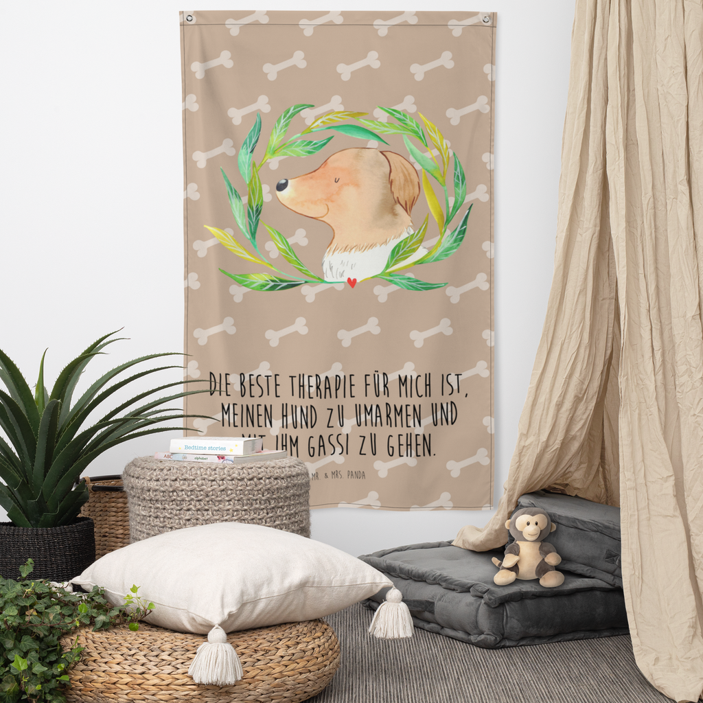 Wandteppich Hund Ranke Wandbehang, Dekoration, Boho, Wandteppich, Wandtuch, Wanddeko, Tapisserie, Tapestry, Wandbild, Textil-Kunst, Schmuck-Wandbehang, Wand Deko, Kinderzimmer, Kinderzimmer Wand, Kinderzimmer Deko, Kinderzimmer Wanddeko, Hund, Hundemotiv, Haustier, Hunderasse, Tierliebhaber, Hundebesitzer, Sprüche, Ranke, Therapie, Selbsttherapie, Hundeliebe, Hundeglück, Hunde