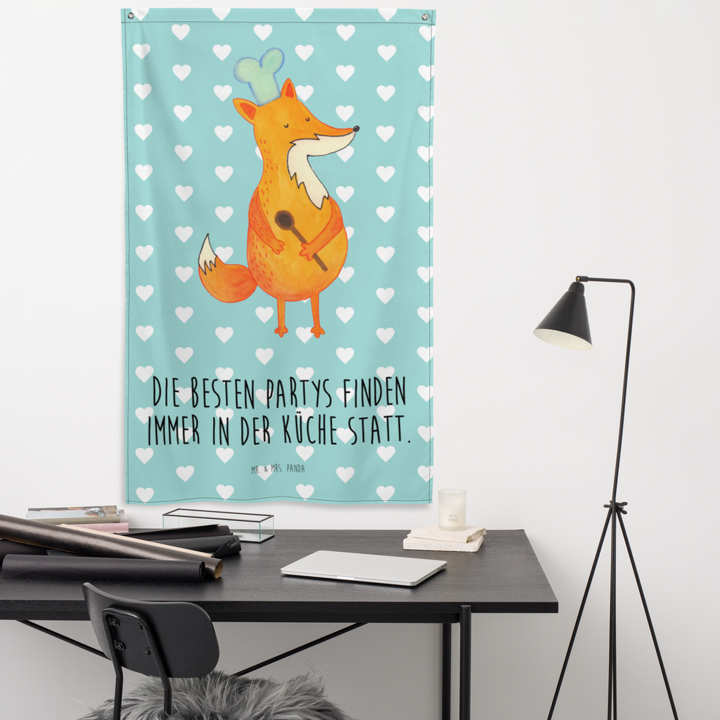 Wandteppich Fuchs Koch Wandbehang, Dekoration, Boho, Wandteppich, Wandtuch, Wanddeko, Tapisserie, Tapestry, Wandbild, Textil-Kunst, Schmuck-Wandbehang, Wand Deko, Kinderzimmer, Kinderzimmer Wand, Kinderzimmer Deko, Kinderzimmer Wanddeko, Fuchs, Füchse, Koch Geschenk, Küche Spruch, Küche Deko, Köche, Bäcker, Party Spruch, Spruch lustig, witzig