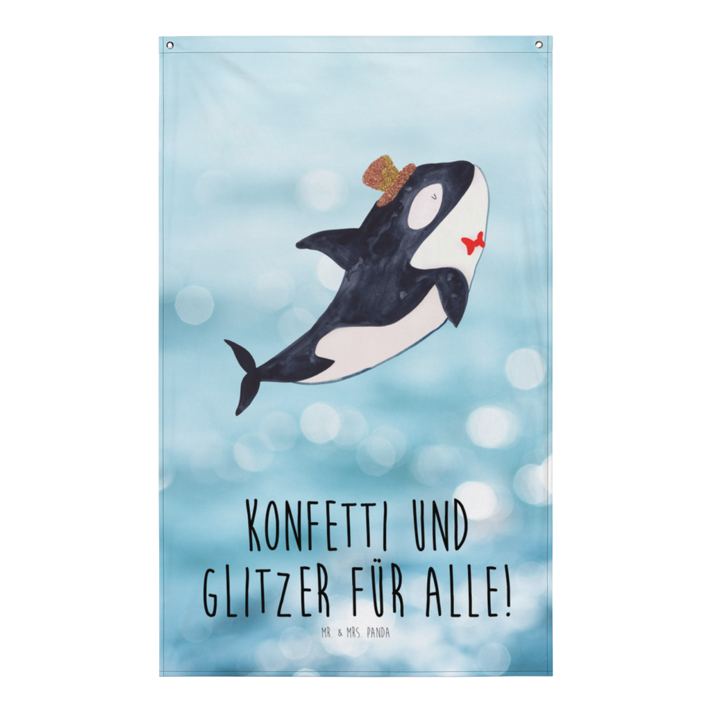 Wandteppich Orca Zylinder Wandbehang, Dekoration, Boho, Wandteppich, Wandtuch, Wanddeko, Tapisserie, Tapestry, Wandbild, Textil-Kunst, Schmuck-Wandbehang, Wand Deko, Kinderzimmer, Kinderzimmer Wand, Kinderzimmer Deko, Kinderzimmer Wanddeko, Meerestiere, Meer, Urlaub, Narwal, Glitter, Konfetti, Glitzer, Geburtstag, Feier, Fete, Fest, Glückwunsch, Orca
