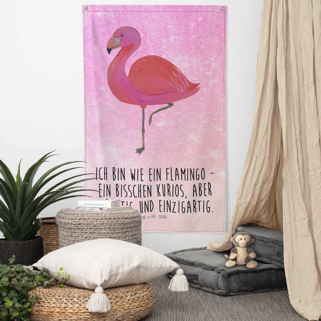 Wandteppich Flamingo classic Wandbehang, Dekoration, Boho, Wandteppich, Wandtuch, Wanddeko, Tapisserie, Tapestry, Wandbild, Textil-Kunst, Schmuck-Wandbehang, Wand Deko, Kinderzimmer, Kinderzimmer Wand, Kinderzimmer Deko, Kinderzimmer Wanddeko, Flamingo, Einzigartig, Selbstliebe, Stolz, ich, für mich, Spruch, Freundin, Freundinnen, Außenseiter, Sohn, Tochter, Geschwister
