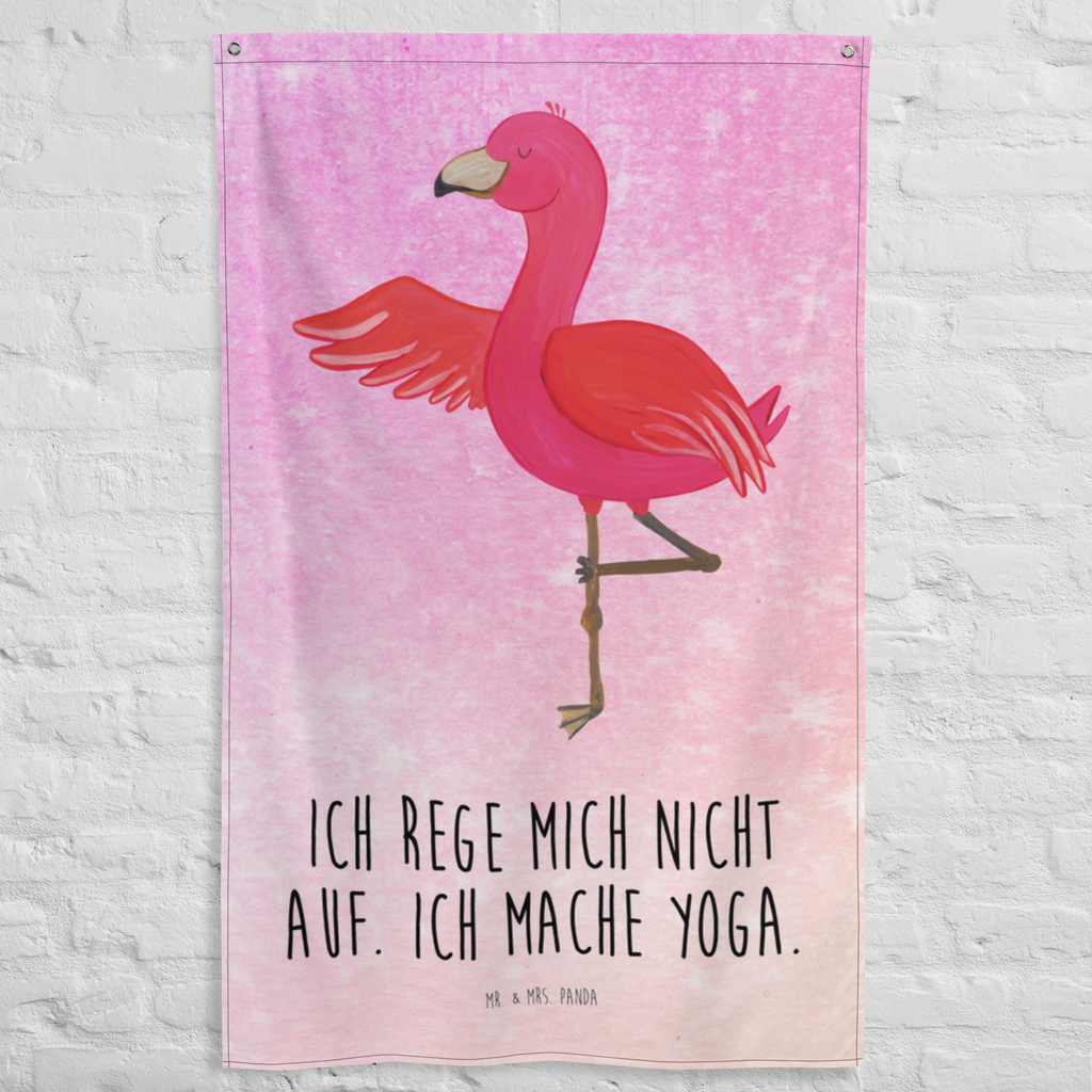 Wandteppich Flamingo Yoga Flamingo, Vogel, Yoga, Namaste, Achtsamkeit, Yoga-Übung, Entspannung, Ärger, Aufregen, Tiefenentspannung Wandbehang, Dekoration, Boho, Wandteppich, Wandtuch, Wanddeko, Tapisserie, Tapestry  Flamingo