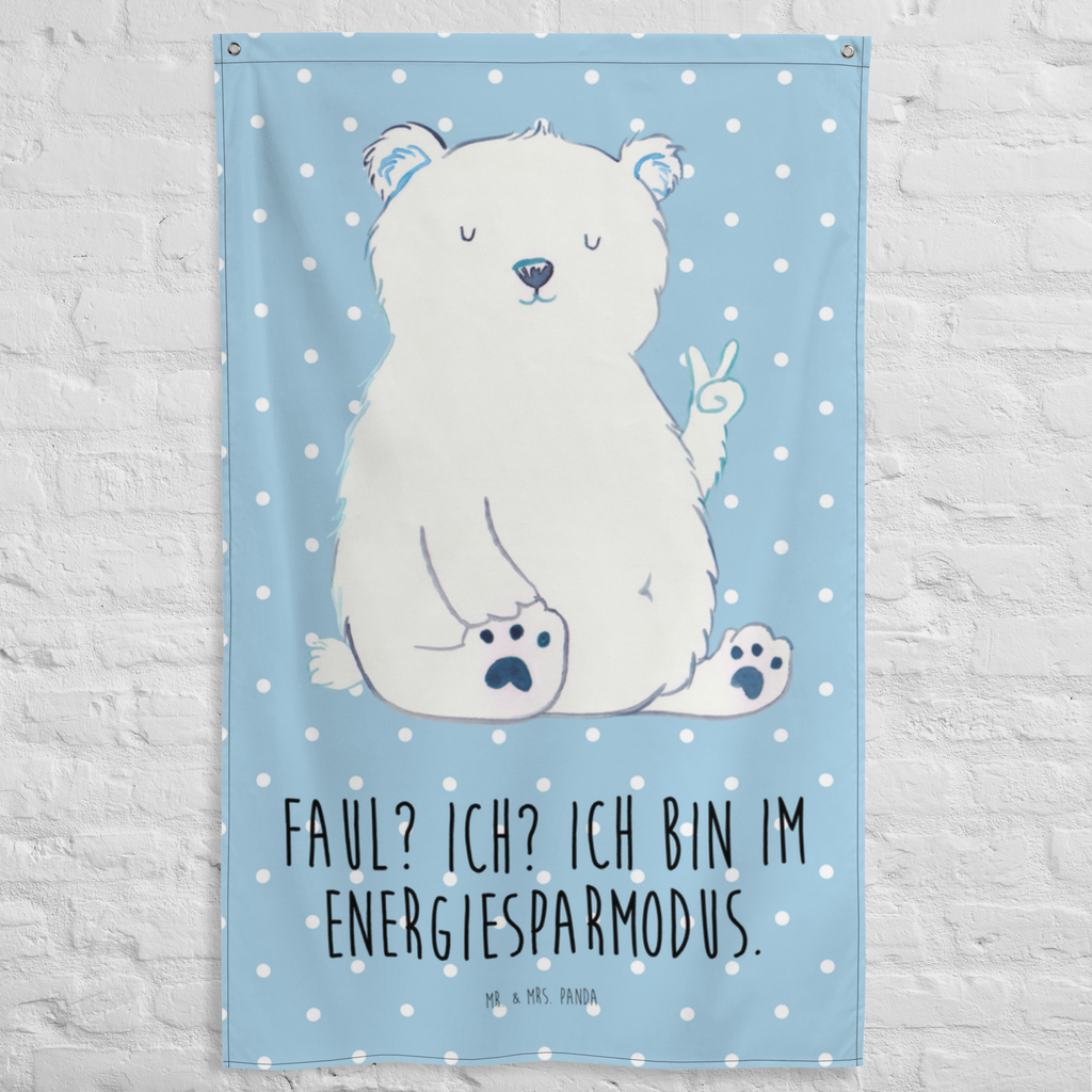 Wandteppich Eisbär Faul Wandbehang, Dekoration, Boho, Wandteppich, Wandtuch, Wanddeko, Tapisserie, Tapestry, Wandbild, Textil-Kunst, Schmuck-Wandbehang, Wand Deko, Kinderzimmer, Kinderzimmer Wand, Kinderzimmer Deko, Kinderzimmer Wanddeko, Bär, Teddy, Teddybär, Eisbär, Nordpol, Faul, Entspannen, Relaxen, Büro, Arbeit, Bürojob, Arbeitsplatz, Homeoffice