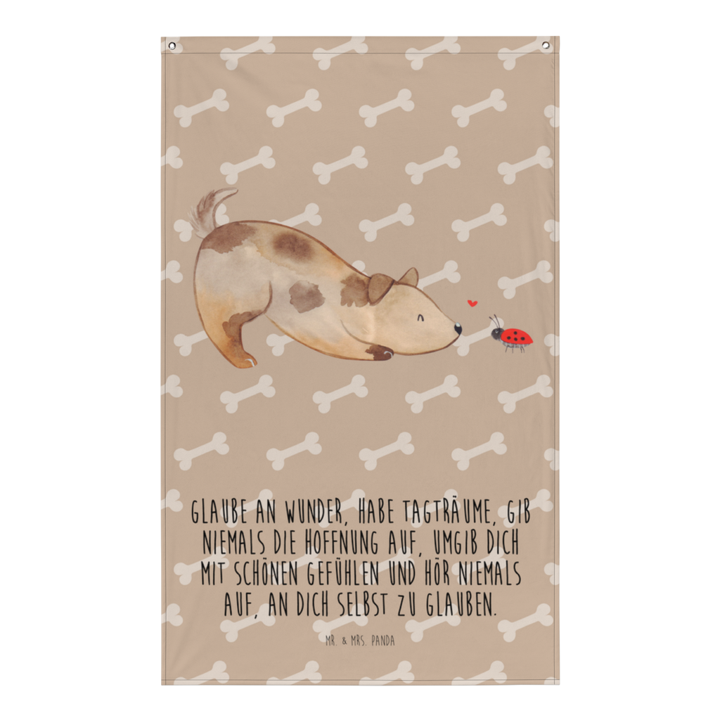 Wandteppich Hund Marienkäfer Wandbehang, Dekoration, Boho, Wandteppich, Wandtuch, Wanddeko, Tapisserie, Tapestry, Wandbild, Textil-Kunst, Schmuck-Wandbehang, Wand Deko, Kinderzimmer, Kinderzimmer Wand, Kinderzimmer Deko, Kinderzimmer Wanddeko, Hund, Hundemotiv, Haustier, Hunderasse, Tierliebhaber, Hundebesitzer, Sprüche, Hunde, Hundespruch, Marienkäfer, Mischling, Mischlinghund