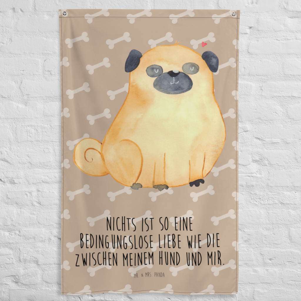 Wandteppich Mops Mops, Hund, Liebe, Hundeliebe,  Wandbehang, Dekoration, Boho, Wandteppich, Wandtuch, Wanddeko, Tapisserie, Tapestry  Hund, Hundemotiv, Haustier, Hunderasse, Tierliebhaber, Hundebesitzer, Sprüche