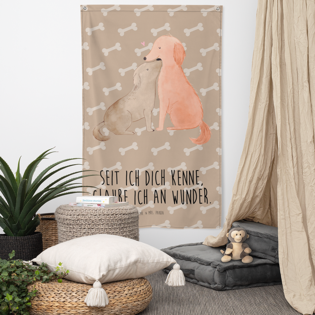Wandteppich Hunde Liebe Liebe, Hund. Hunde, Kuss, Vertrauen, Kuscheln, Herz Wandbehang, Dekoration, Boho, Wandteppich, Wandtuch, Wanddeko, Tapisserie, Tapestry  Hund, Hundemotiv, Haustier, Hunderasse, Tierliebhaber, Hundebesitzer, Sprüche