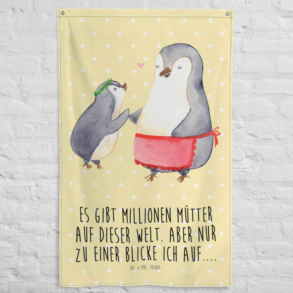 Wandteppich Pinguin mit Kind Wandbehang, Dekoration, Boho, Wandteppich, Wandtuch, Wanddeko, Tapisserie, Tapestry, Wandbild, Textil-Kunst, Schmuck-Wandbehang, Wand Deko, Kinderzimmer, Kinderzimmer Wand, Kinderzimmer Deko, Kinderzimmer Wanddeko, Familie, Vatertag, Muttertag, Bruder, Schwester, Mama, Papa, Oma, Opa, Geschenk, Mami, Mutti, Mutter, Geburststag