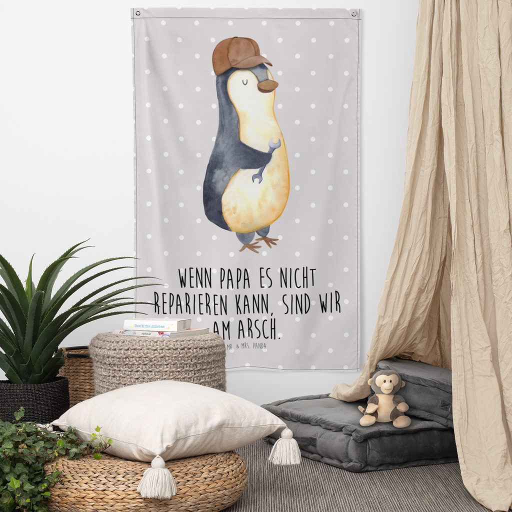 Wandteppich Wenn Papa es nicht reparieren kann, sind wir am Arsch Wandbehang, Dekoration, Boho, Wandteppich, Wandtuch, Wanddeko, Tapisserie, Tapestry, Wandbild, Textil-Kunst, Schmuck-Wandbehang, Wand Deko, Kinderzimmer, Kinderzimmer Wand, Kinderzimmer Deko, Kinderzimmer Wanddeko, Familie, Vatertag, Muttertag, Bruder, Schwester, Mama, Papa, Oma, Opa, Vater, Geschenk Papa, Bester Papa der Welt