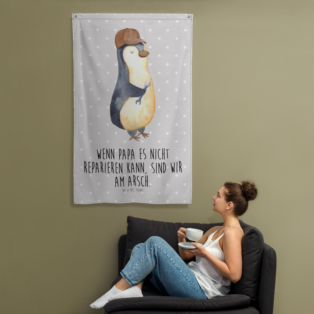 Wandteppich Wenn Papa es nicht reparieren kann, sind wir am Arsch Wandbehang, Dekoration, Boho, Wandteppich, Wandtuch, Wanddeko, Tapisserie, Tapestry, Wandbild, Textil-Kunst, Schmuck-Wandbehang, Wand Deko, Kinderzimmer, Kinderzimmer Wand, Kinderzimmer Deko, Kinderzimmer Wanddeko, Familie, Vatertag, Muttertag, Bruder, Schwester, Mama, Papa, Oma, Opa, Vater, Geschenk Papa, Bester Papa der Welt