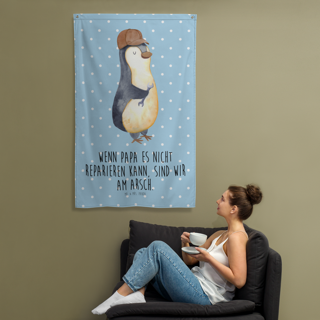 Wandteppich Wenn Papa es nicht reparieren kann, sind wir am Arsch Wandbehang, Dekoration, Boho, Wandteppich, Wandtuch, Wanddeko, Tapisserie, Tapestry, Wandbild, Textil-Kunst, Schmuck-Wandbehang, Wand Deko, Kinderzimmer, Kinderzimmer Wand, Kinderzimmer Deko, Kinderzimmer Wanddeko, Familie, Vatertag, Muttertag, Bruder, Schwester, Mama, Papa, Oma, Opa, Vater, Geschenk Papa, Bester Papa der Welt