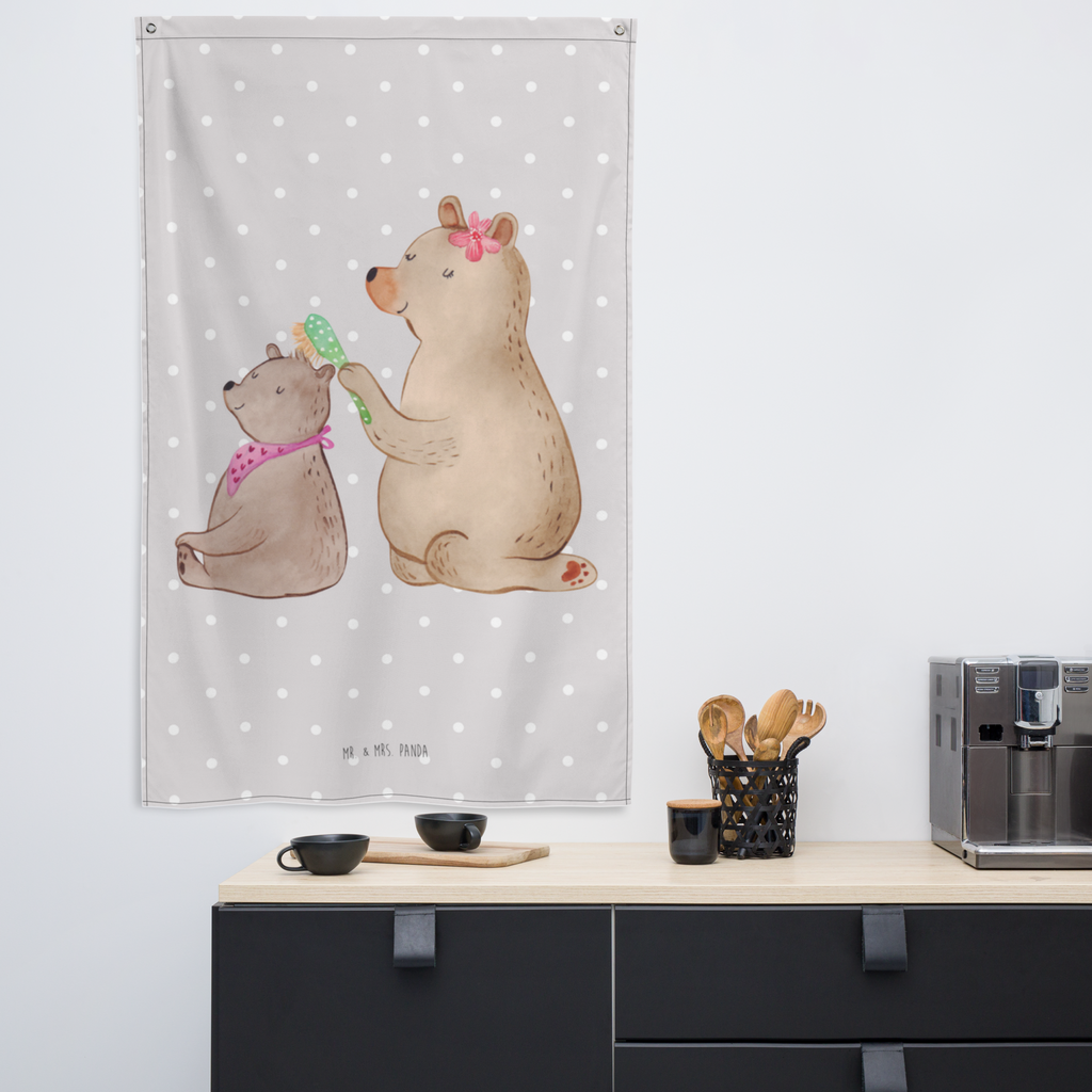 Wandteppich Bär mit Kind Wandbehang, Dekoration, Boho, Wandteppich, Wandtuch, Wanddeko, Tapisserie, Tapestry, Wandbild, Textil-Kunst, Schmuck-Wandbehang, Wand Deko, Kinderzimmer, Kinderzimmer Wand, Kinderzimmer Deko, Kinderzimmer Wanddeko, Familie, Vatertag, Muttertag, Bruder, Schwester, Mama, Papa, Oma, Opa, Geschenk, Mutti, Mutter