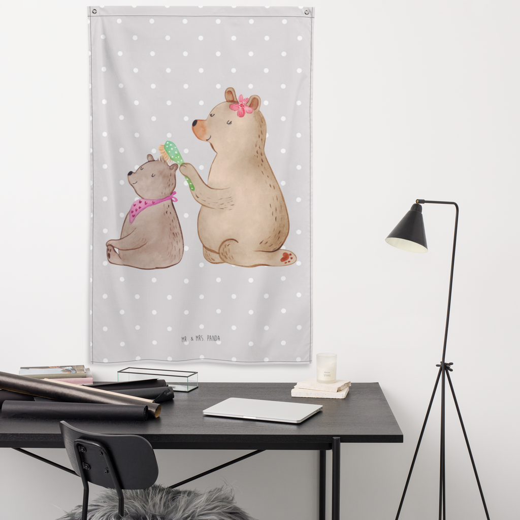 Wandteppich Bär mit Kind Wandbehang, Dekoration, Boho, Wandteppich, Wandtuch, Wanddeko, Tapisserie, Tapestry, Wandbild, Textil-Kunst, Schmuck-Wandbehang, Wand Deko, Kinderzimmer, Kinderzimmer Wand, Kinderzimmer Deko, Kinderzimmer Wanddeko, Familie, Vatertag, Muttertag, Bruder, Schwester, Mama, Papa, Oma, Opa, Geschenk, Mutti, Mutter